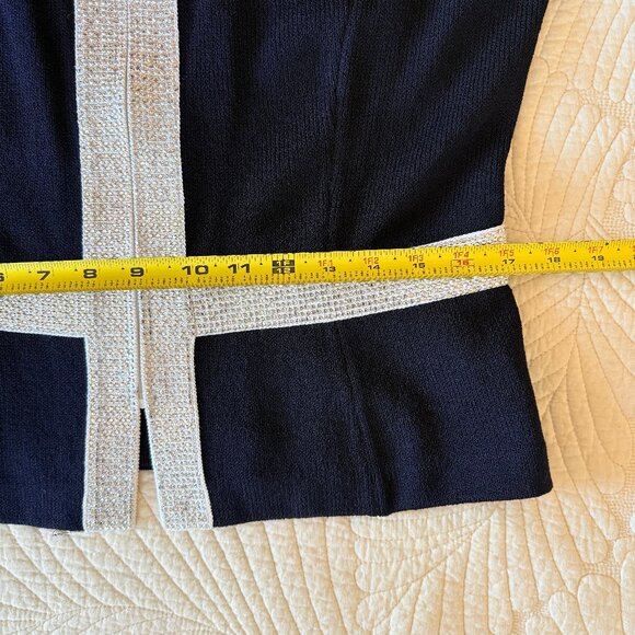 Vintage St. John Evening Crystal Embellished Formal Gown Skirt Set Size 14 - Picture 14 of 17